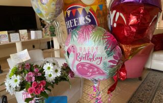 Happy Birthday balloons