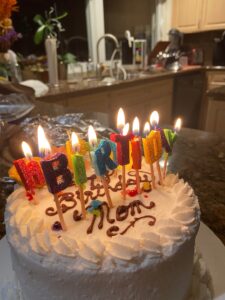 Suzanne's birthday cake